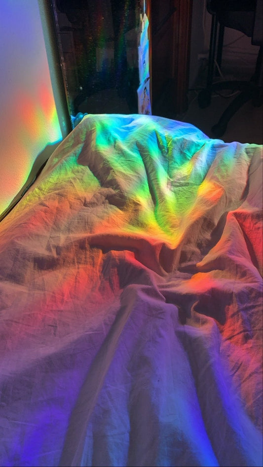 you are loved suncatcher sticker, motivational window decal, rainbow maker, suncatcher for window, rainbow suncatcher sticker