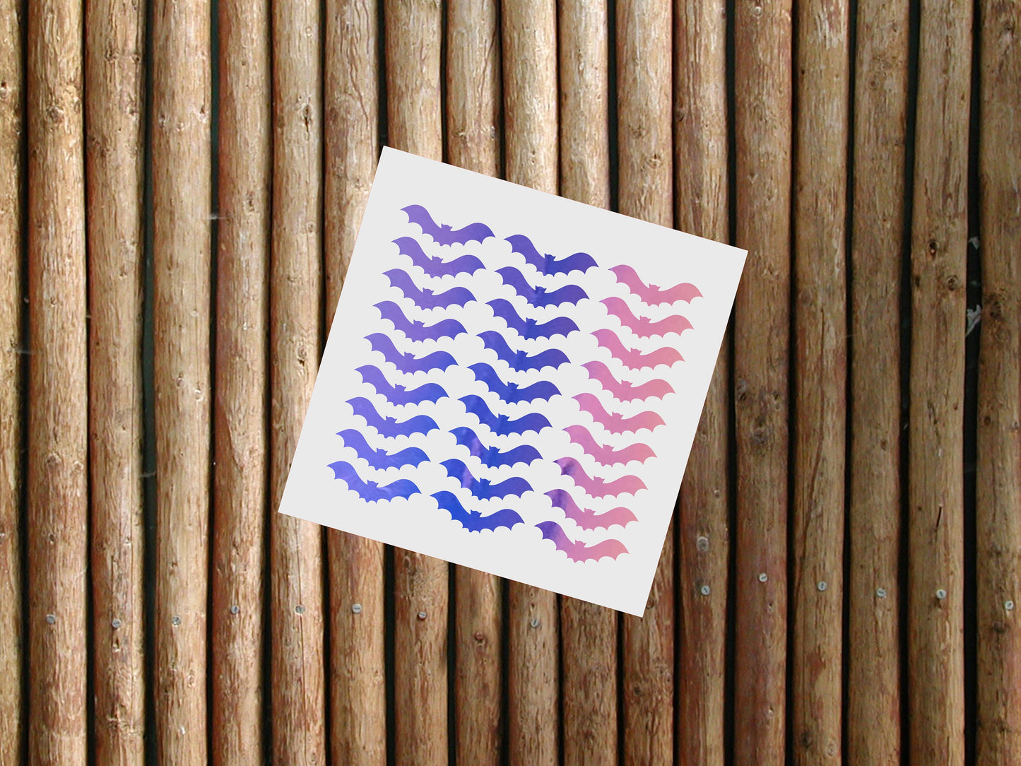 27pcs 1 inch bat stickers, black glitter Halloween stickers, bat planner stickers, all saints eve decor, holographic halloween decoration