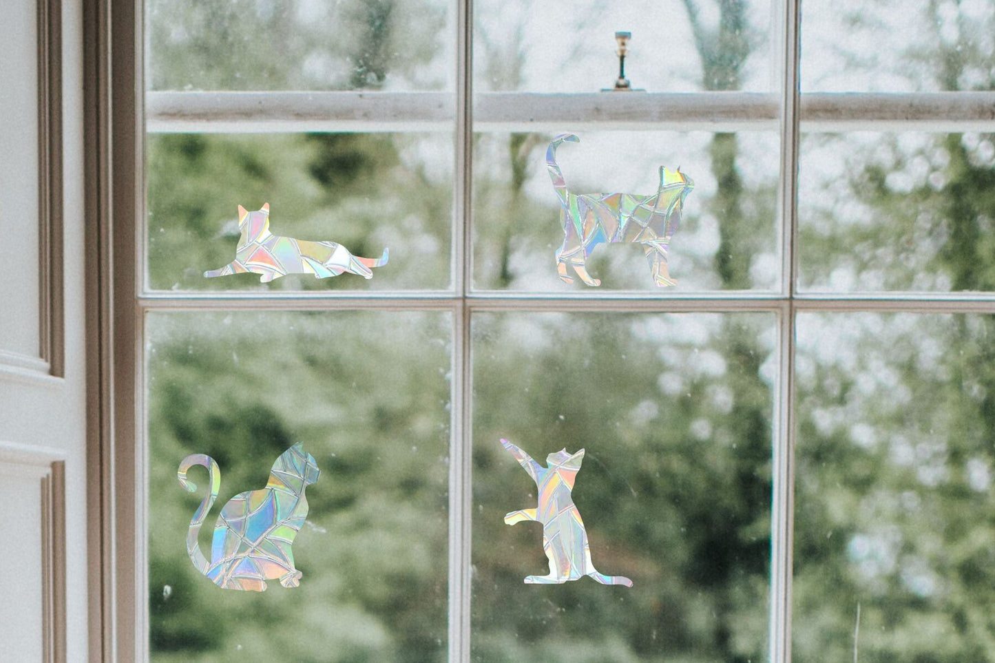 cats suncatcher, kitten window decal, rainbow maker, suncatcher for window, rainbow suncatcher sticker