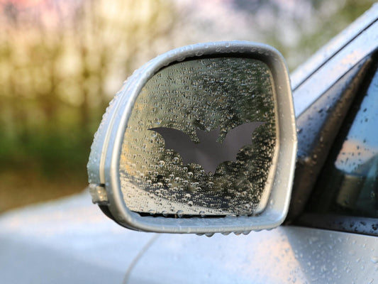 Bat peeker for car rearview mirrors, set of 2 stickers for car wing mirrors, halloween gift