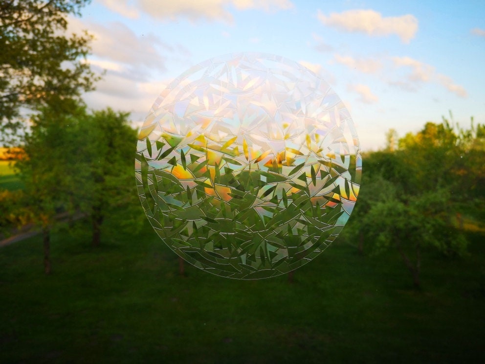 flower of life suncatcher, flower of life window decal, rainbow maker, suncatcher for window, rainbow suncatcher sticker